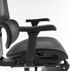 9028 Series Paramount Lounge Ergonomic Office Chair Black Mesh