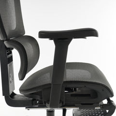 9028 Series Paramount Lounge Ergonomic Office Chair Black Mesh
