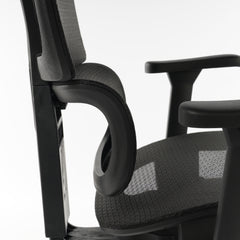 9028 Series Paramount Lounge Ergonomic Office Chair Black Mesh