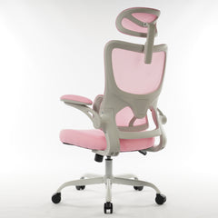 8028 Series High Back Ergonomic Office Chair Pink Foam