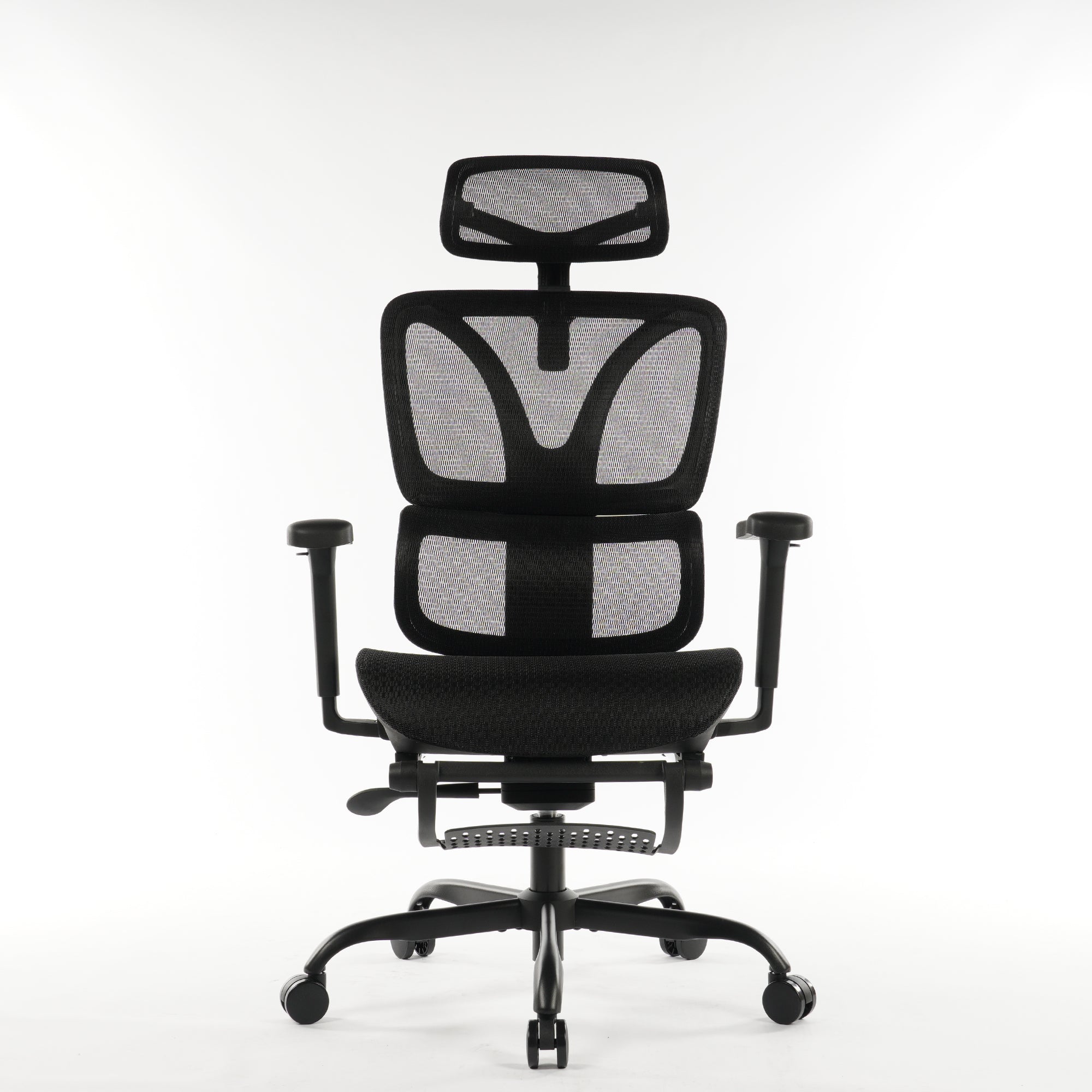 9028 Series Paramount Lounge Ergonomic Office Chair Black Mesh