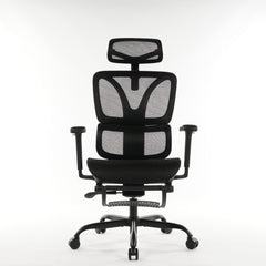 9028 Series Paramount Lounge Ergonomic Office Chair Black Mesh