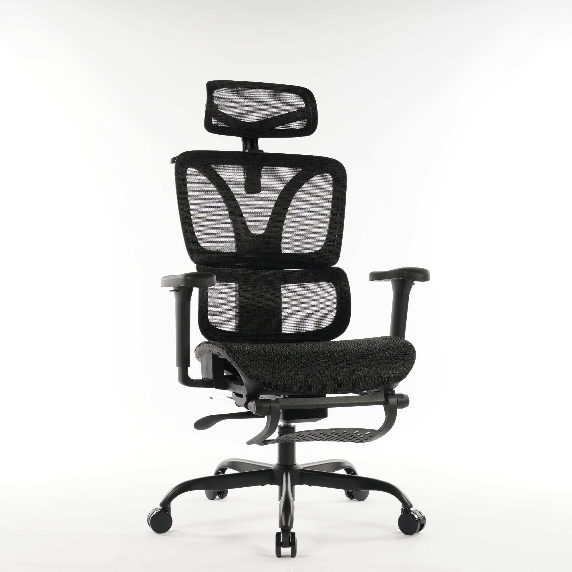 9028 Series Paramount Lounge Ergonomic Office Chair Black Mesh