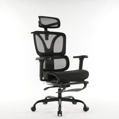 9028 Series Paramount Lounge Ergonomic Office Chair Black Mesh