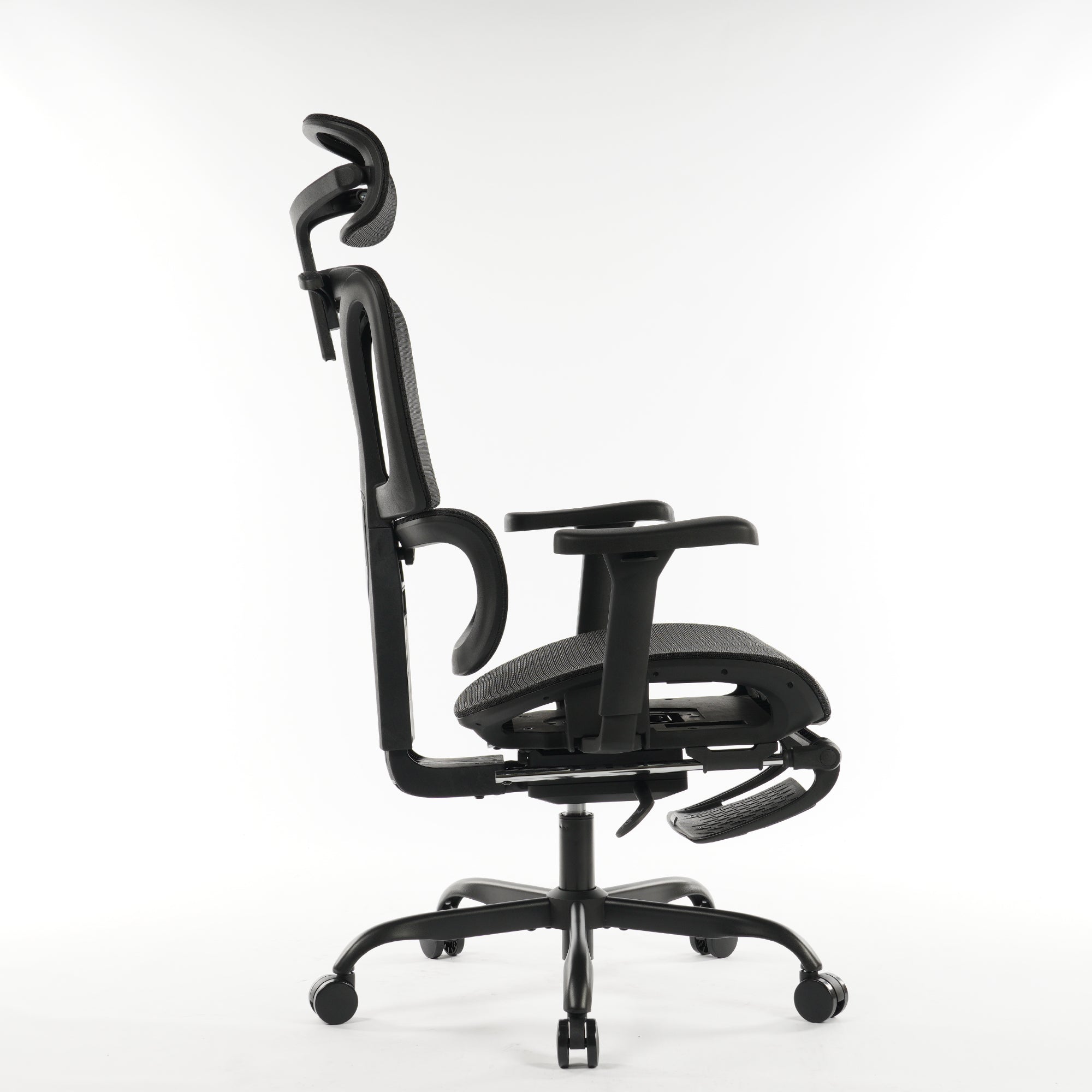 9028 Series Paramount Lounge Ergonomic Office Chair Black Mesh
