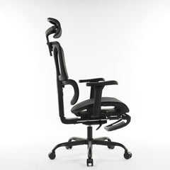 9028 Series Paramount Lounge Ergonomic Office Chair Black Mesh