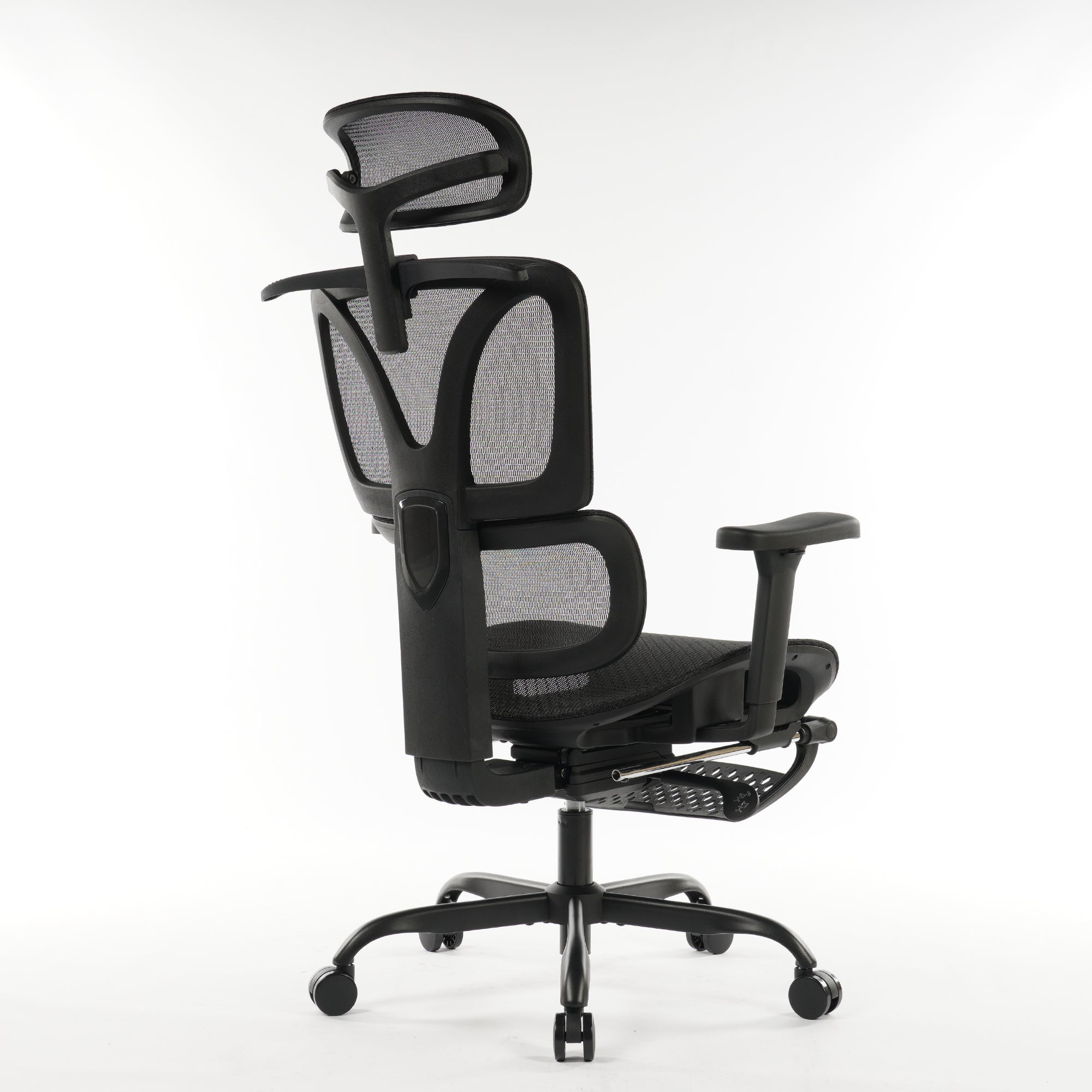 9028 Series Paramount Lounge Ergonomic Office Chair Black Mesh