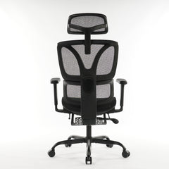 9028 Series Paramount Lounge Ergonomic Office Chair Black Mesh