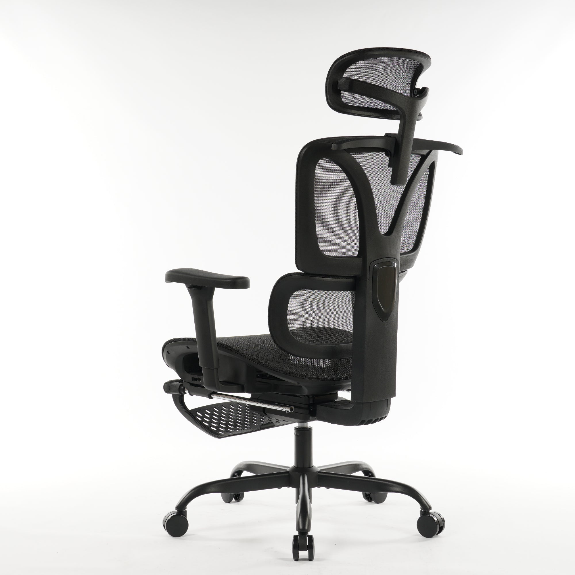 9028 Series Paramount Lounge Ergonomic Office Chair Black Mesh