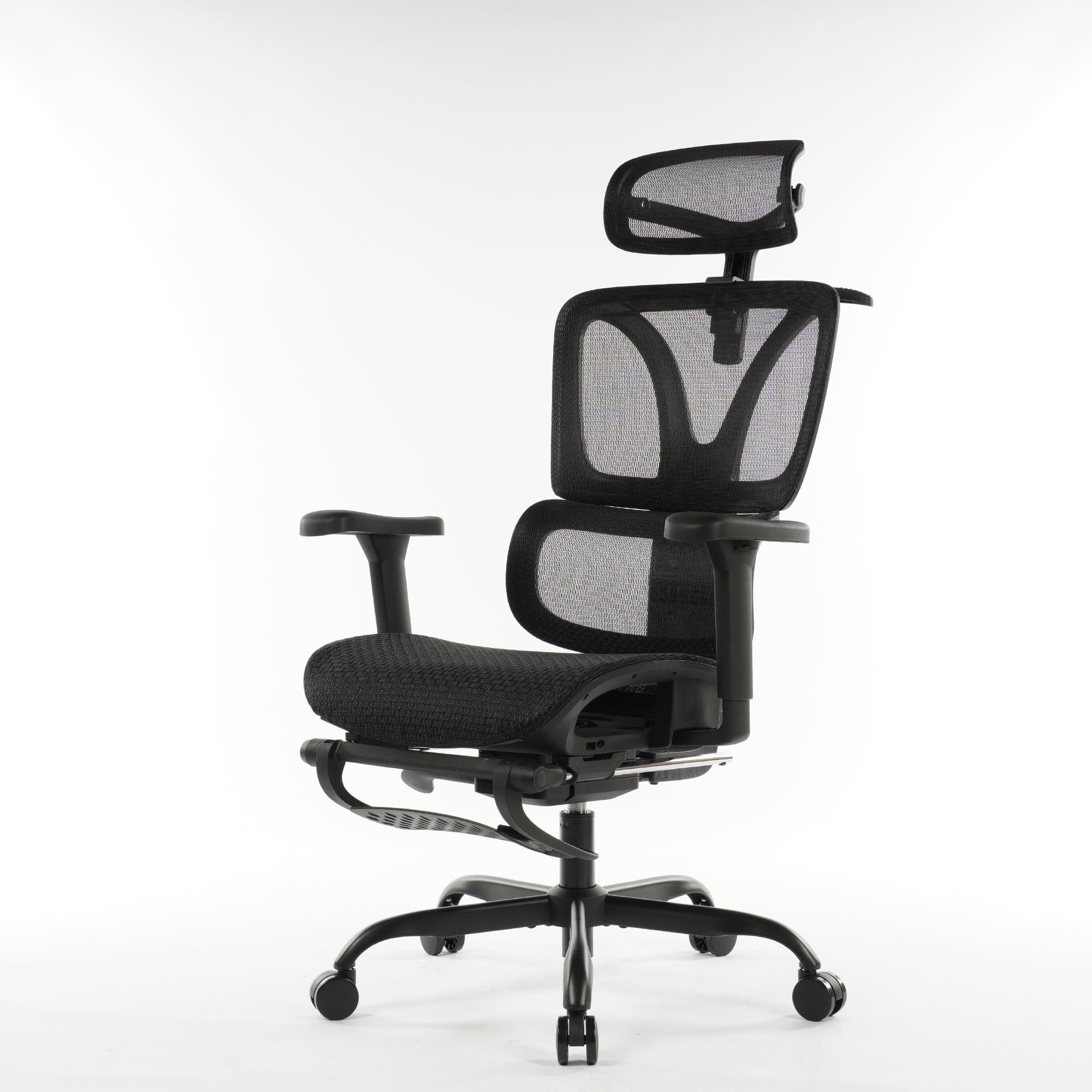 9028 Series Paramount Lounge Ergonomic Office Chair Black Mesh
