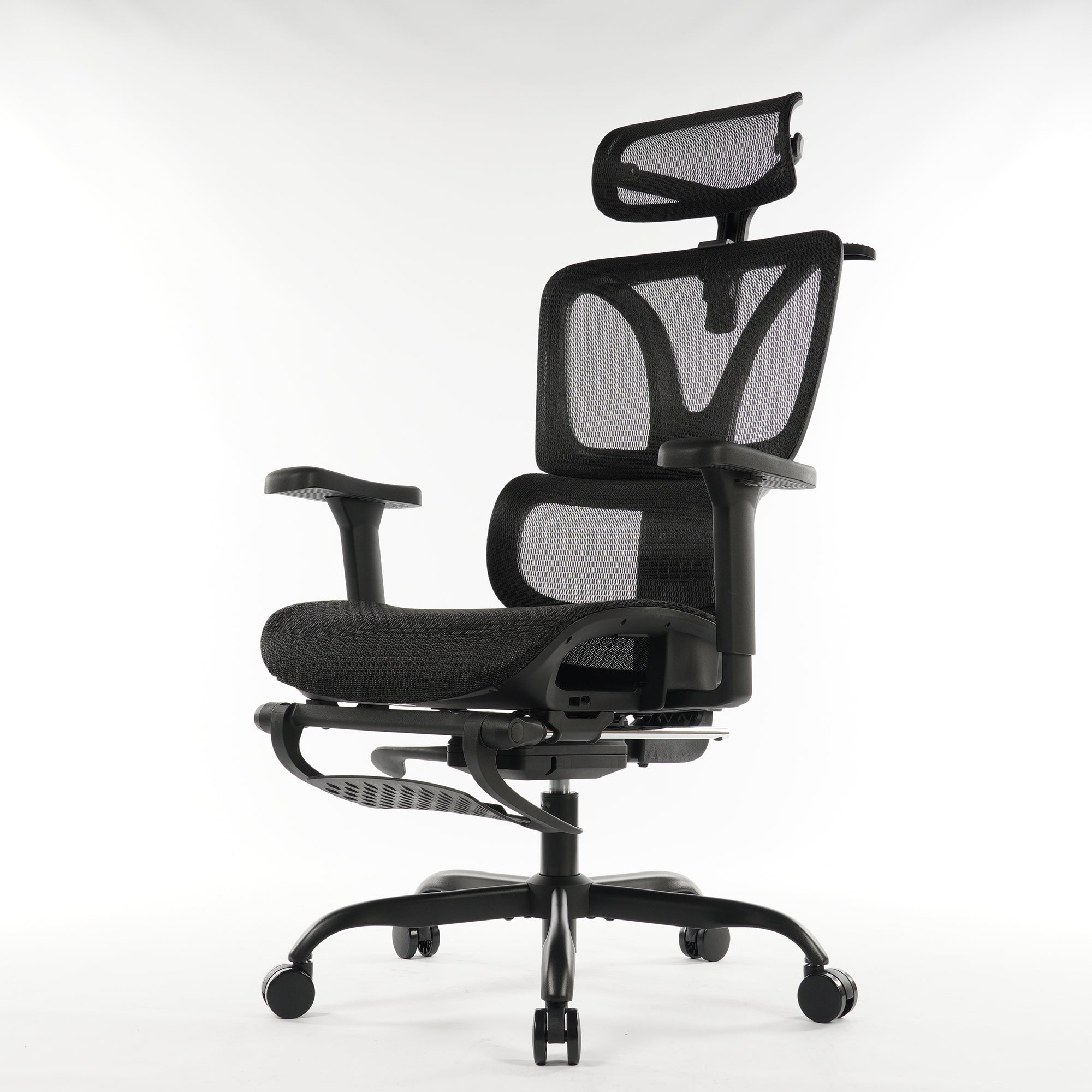 9028 Series Paramount Lounge Ergonomic Office Chair Black Mesh