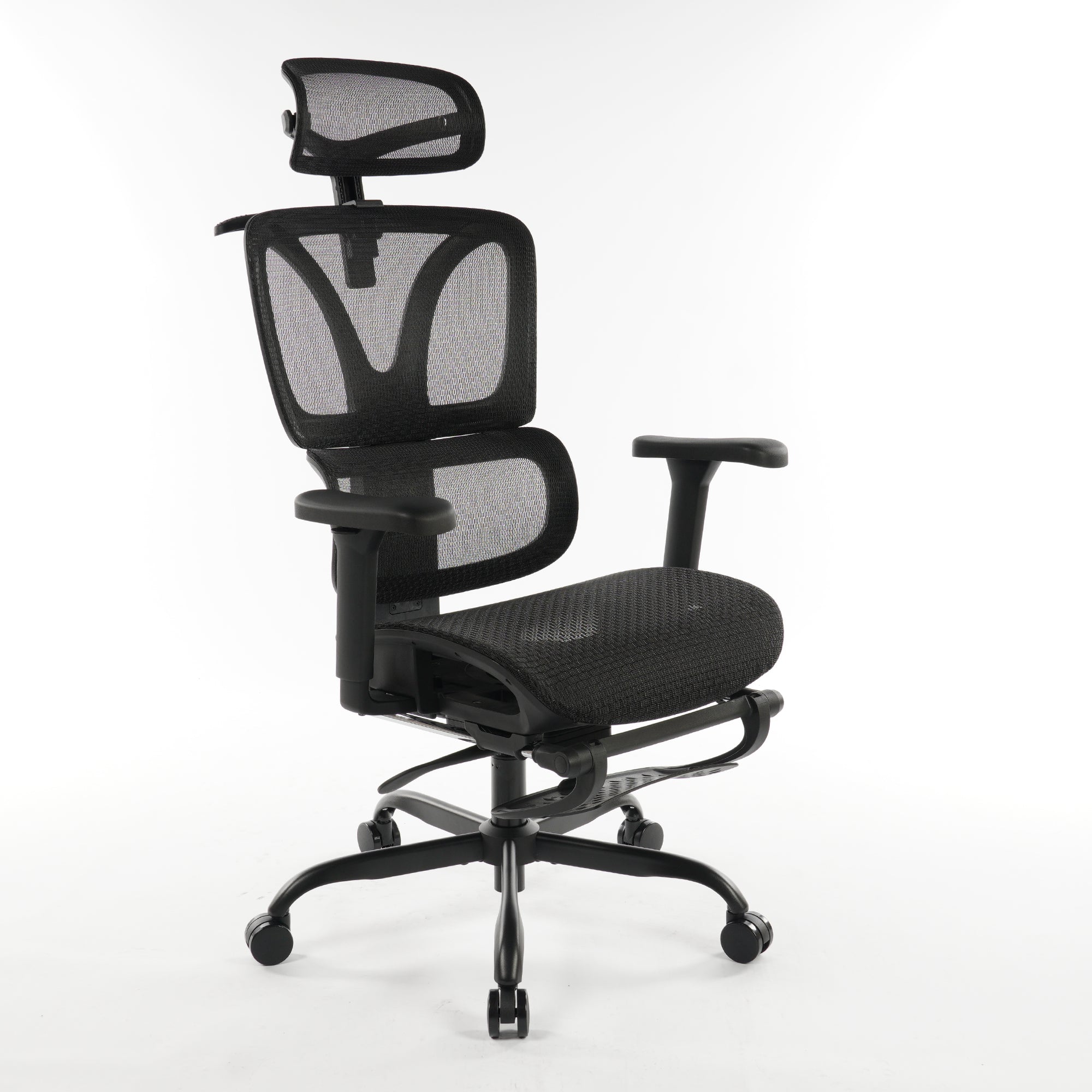 9028 Series Paramount Lounge Ergonomic Office Chair Black Mesh