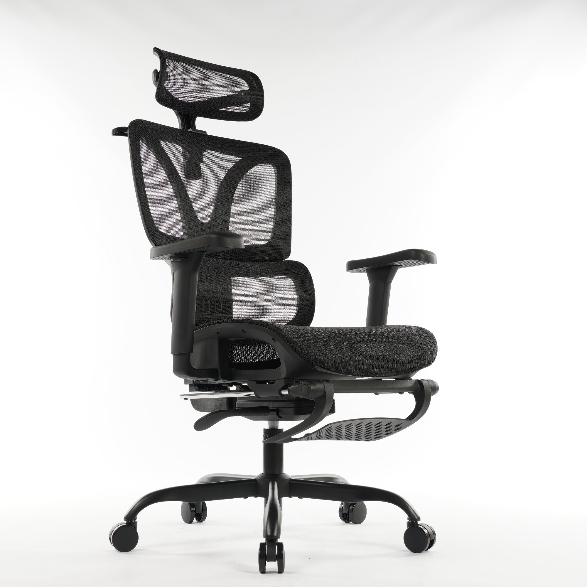 9028 Series Paramount Lounge Ergonomic Office Chair Black Mesh