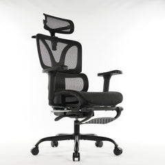 9028 Series Paramount Lounge Ergonomic Office Chair Black Mesh