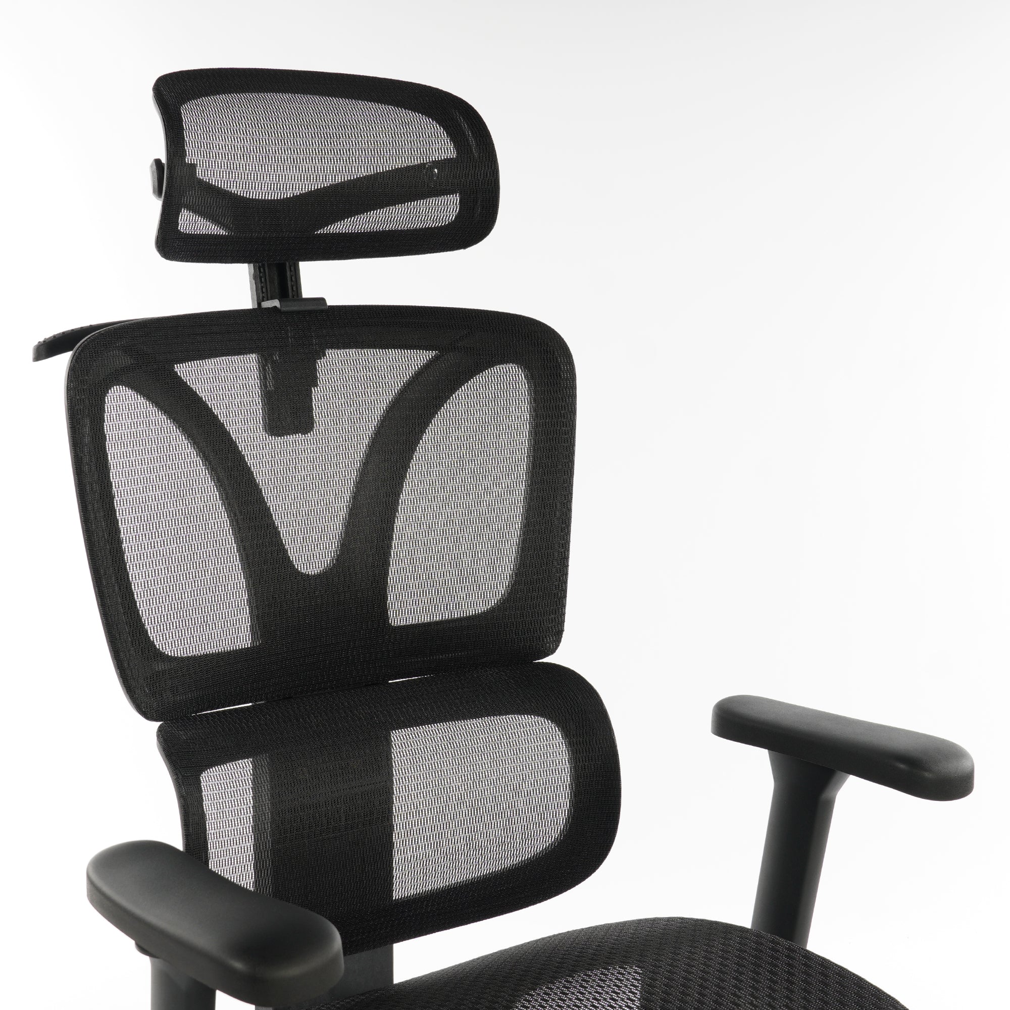 9028 Series Paramount Lounge Ergonomic Office Chair Black Mesh