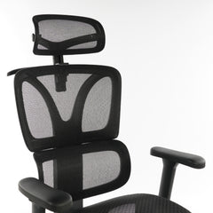 9028 Series Paramount Lounge Ergonomic Office Chair Black Mesh