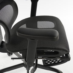 9028 Series Paramount Lounge Ergonomic Office Chair Black Mesh