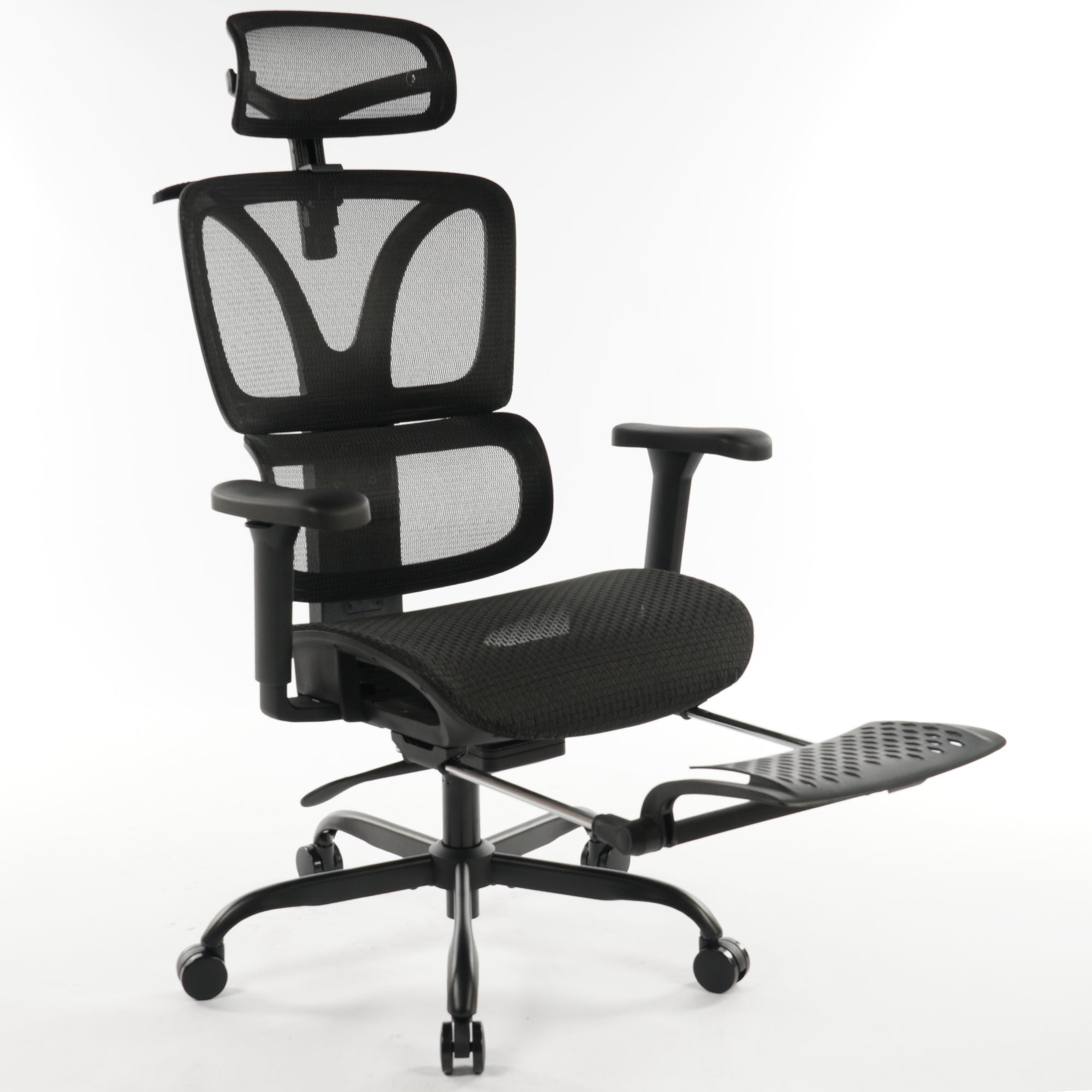 9028 Series Paramount Lounge Ergonomic Office Chair Black Mesh