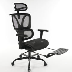 9028 Series Paramount Lounge Ergonomic Office Chair Black Mesh