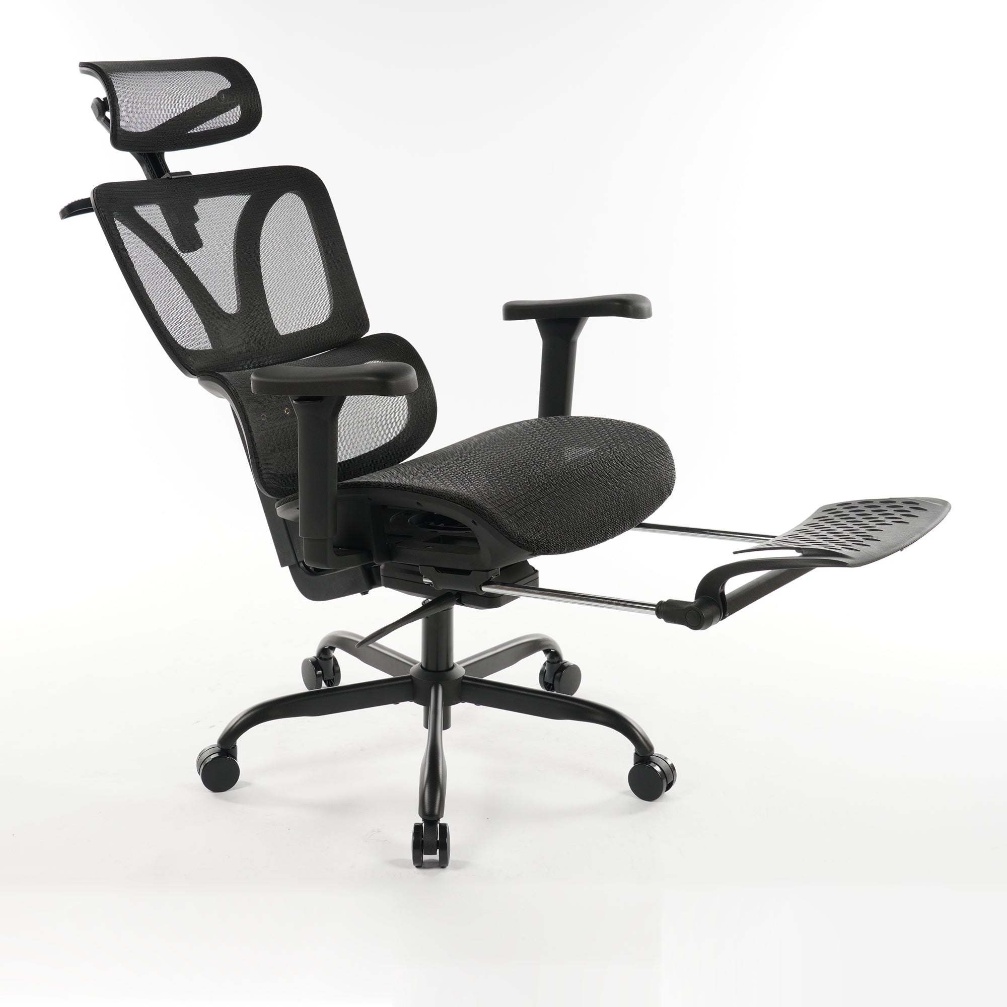 9028 Series Paramount Lounge Ergonomic Office Chair Black Mesh