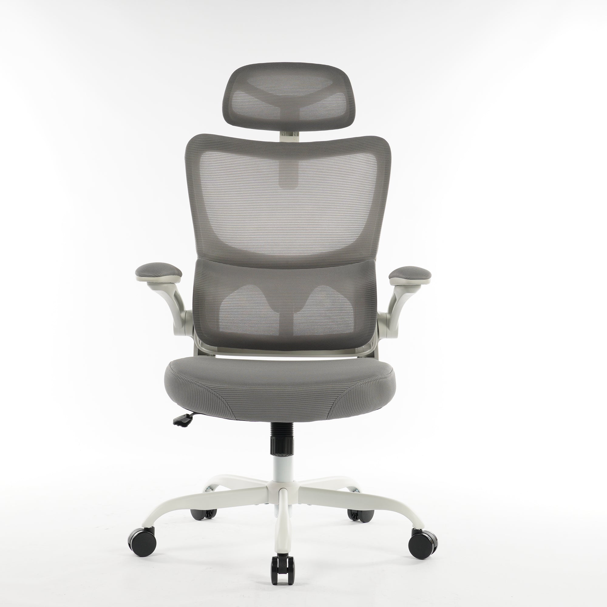 8028 Series High Back Ergonomic Office Chair Grey Foam