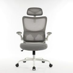 8028 Series High Back Ergonomic Office Chair Grey Foam