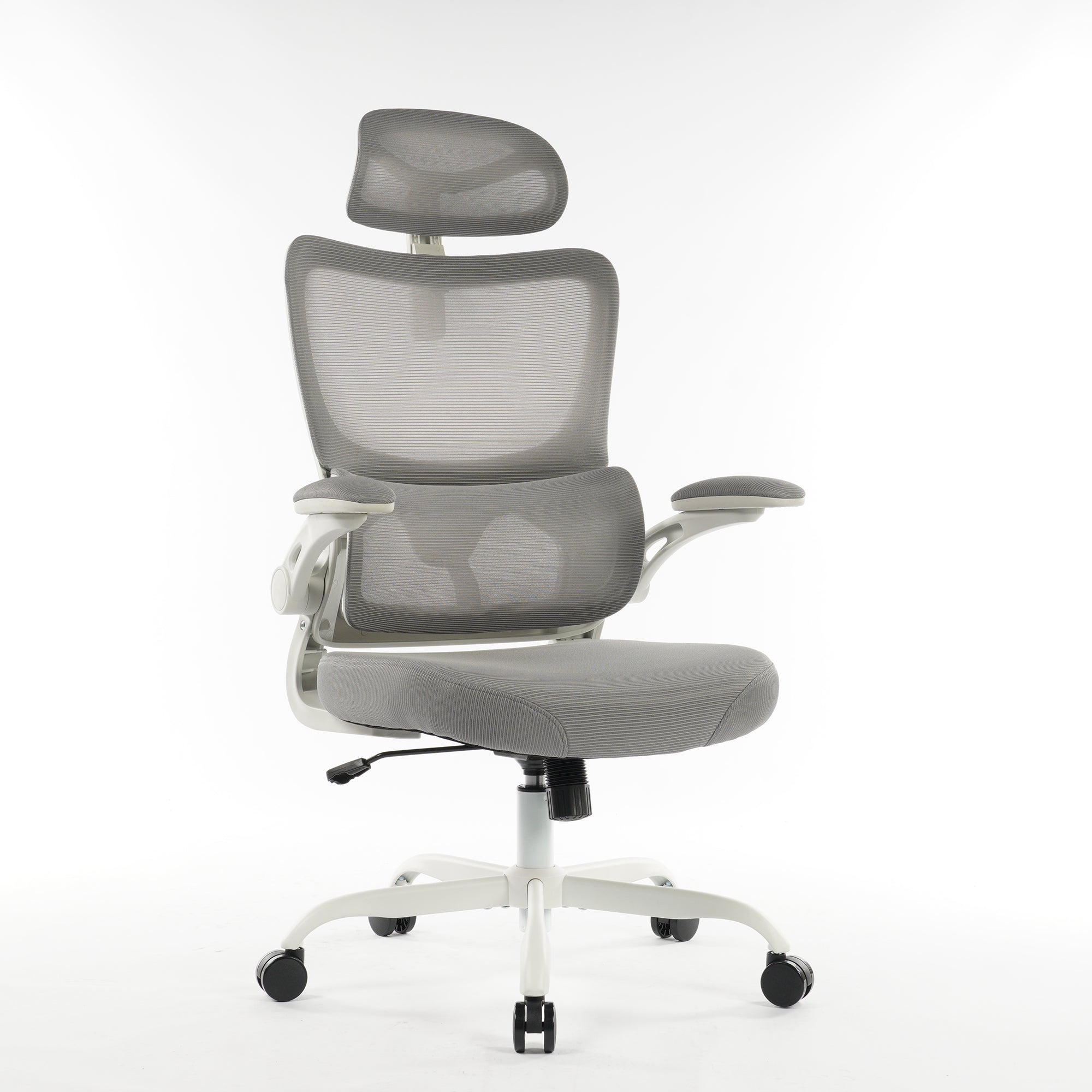 8028 Series High Back Ergonomic Office Chair Grey Foam