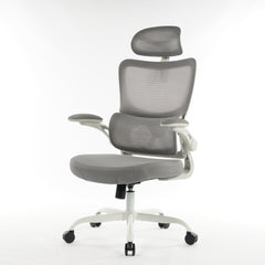 8028 Series High Back Ergonomic Office Chair Grey Foam