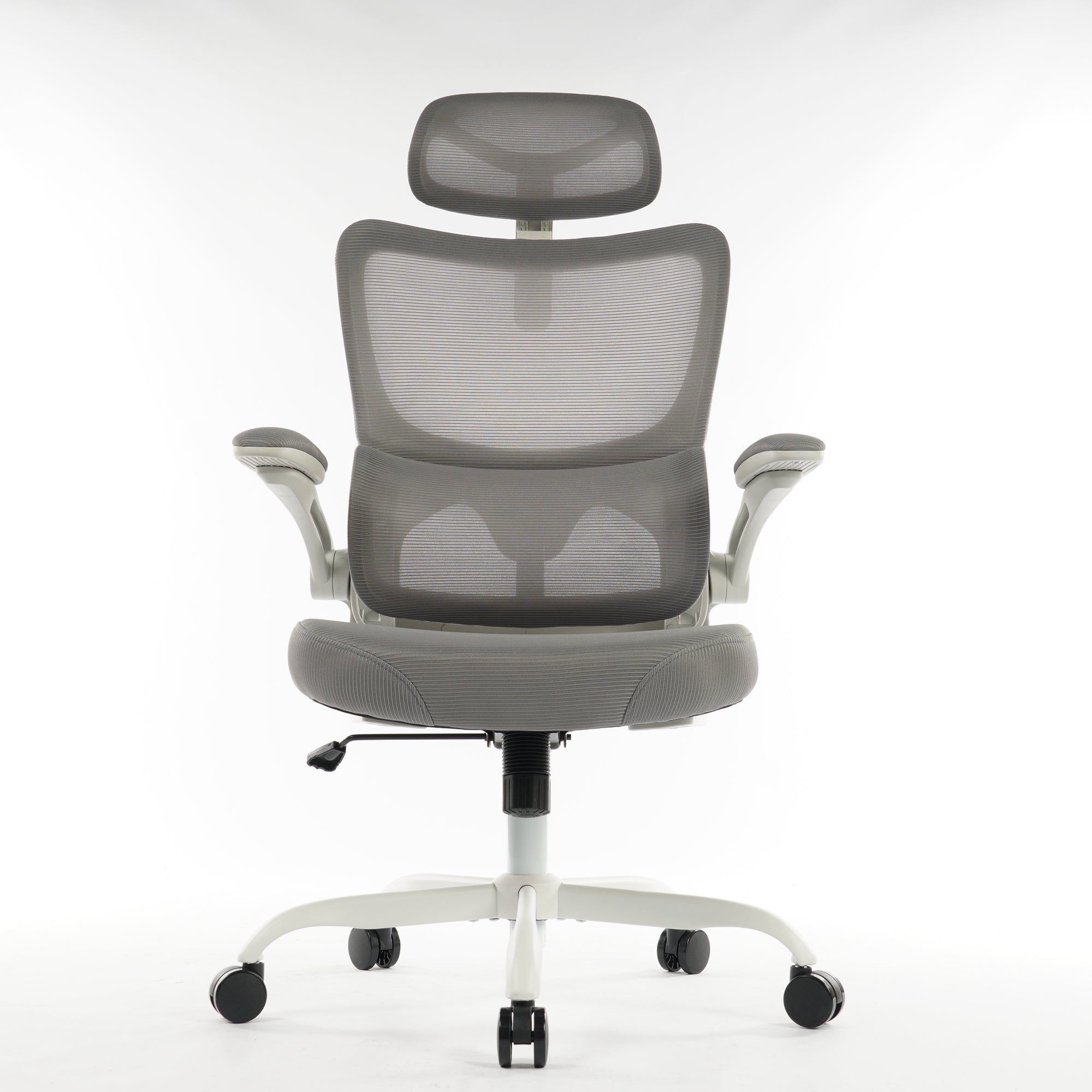 8028 Series High Back Ergonomic Office Chair Grey Foam