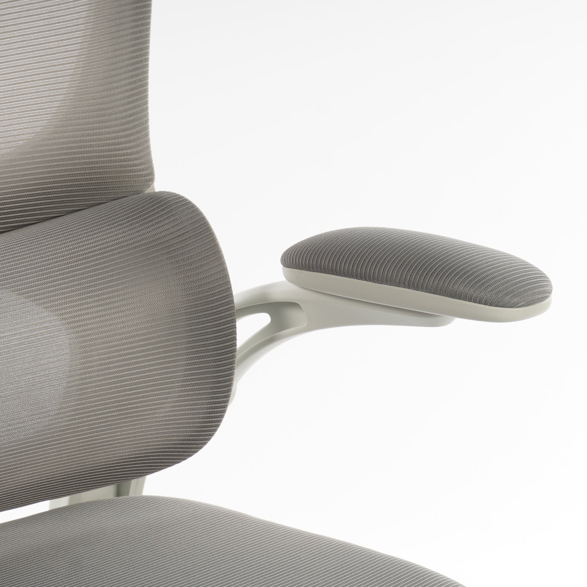 8028 Series High Back Ergonomic Office Chair Grey Foam