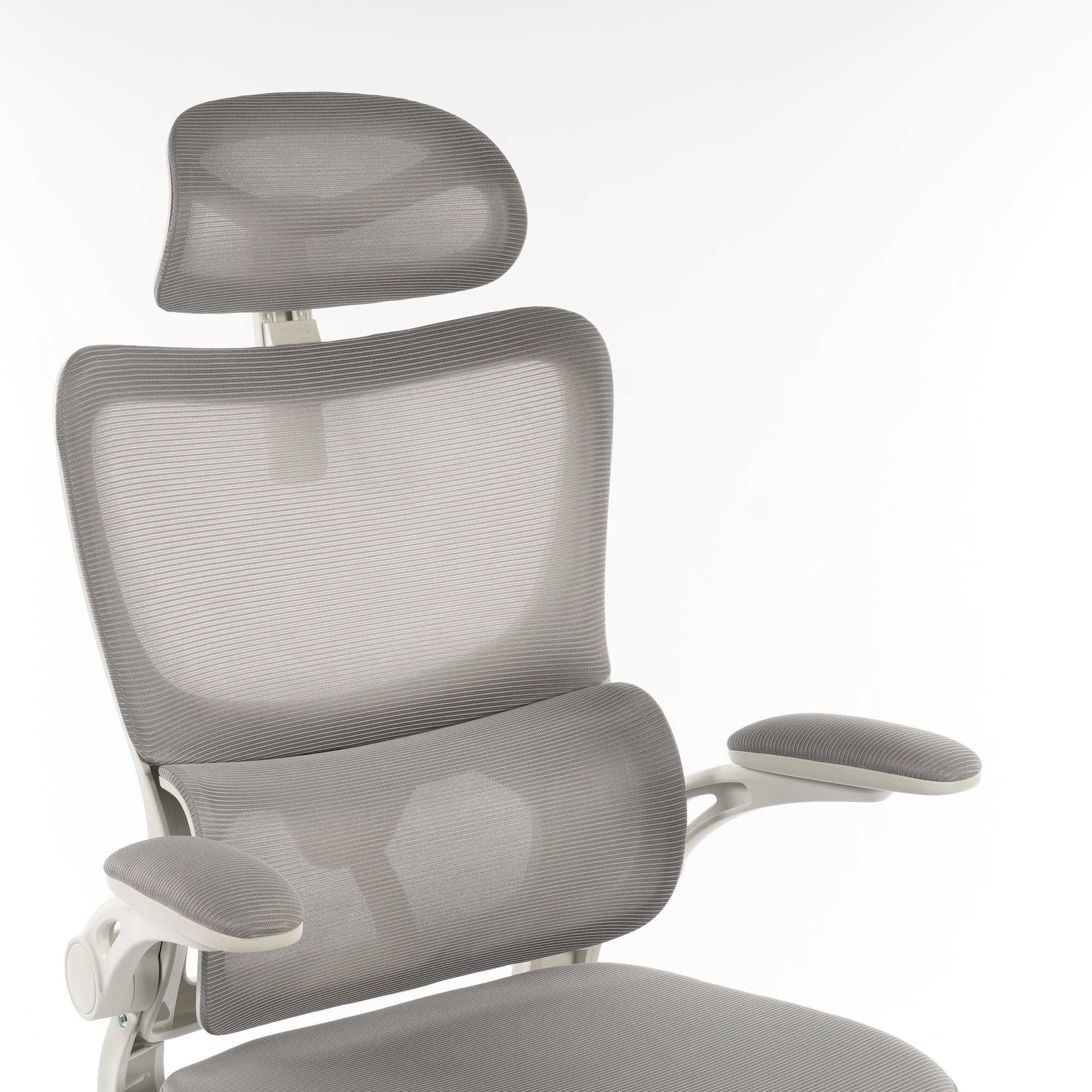8028 Series High Back Ergonomic Office Chair Grey Foam
