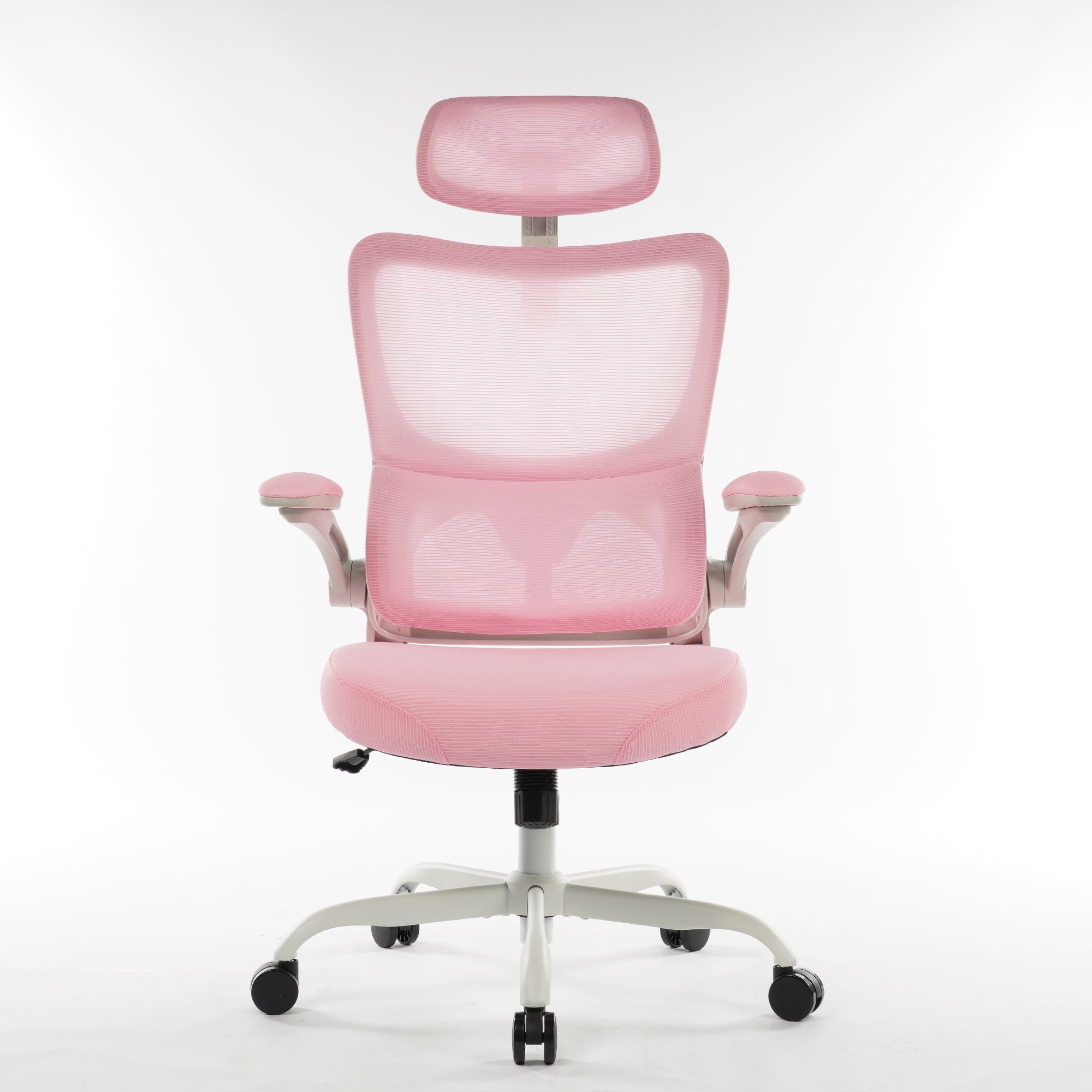 8028 Series High Back Ergonomic Office Chair Pink Foam