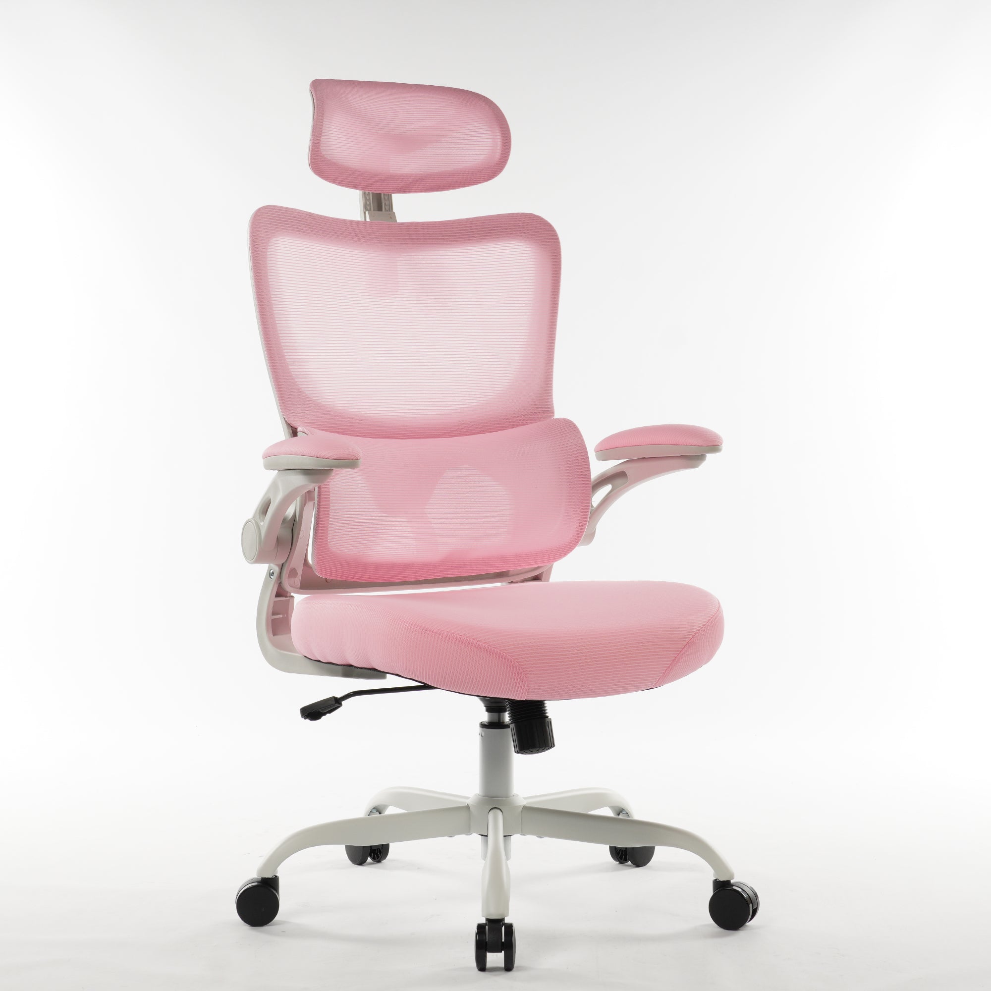 8028 Series High Back Ergonomic Office Chair Pink Foam