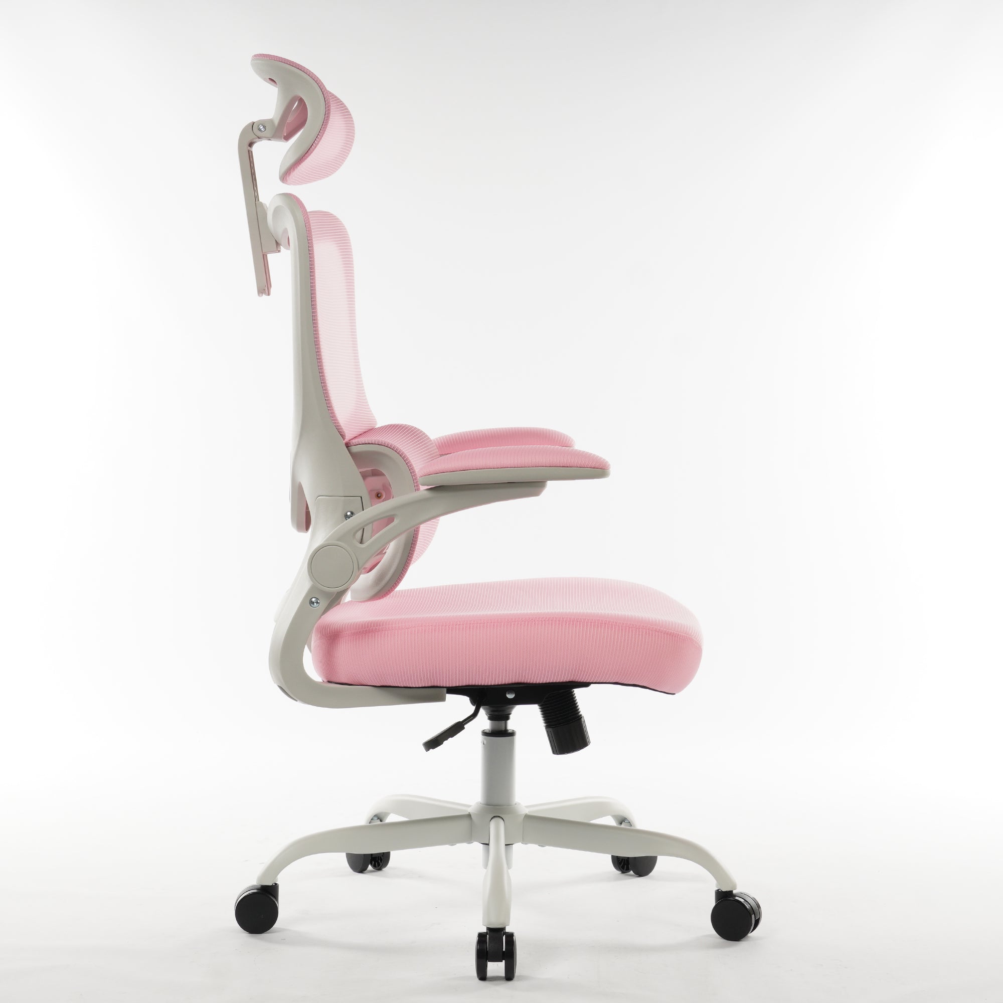 8028 Series High Back Ergonomic Office Chair Pink Foam