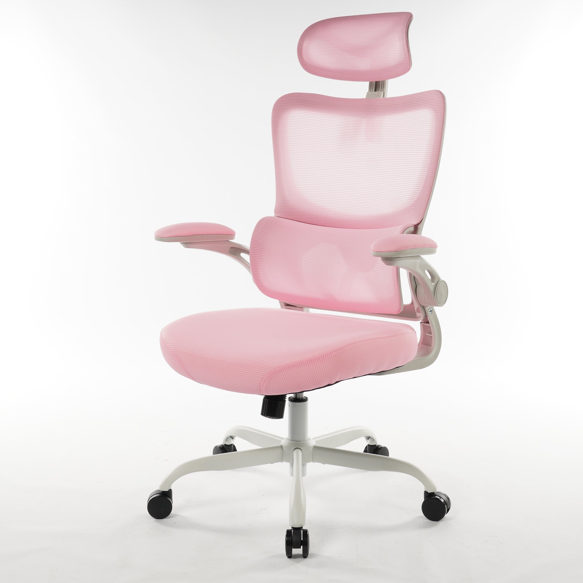 8028 Series High Back Ergonomic Office Chair Pink Foam