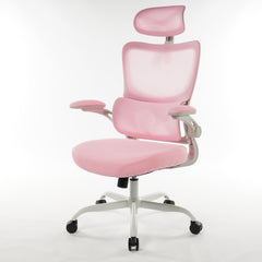 8028 Series High Back Ergonomic Office Chair Pink Foam