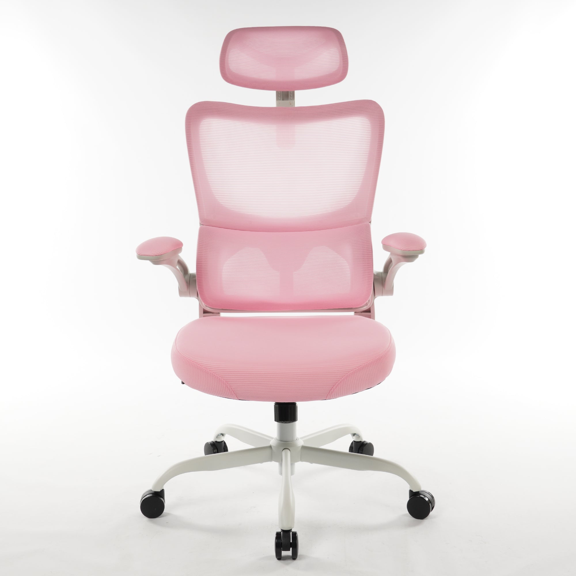 8028 Series High Back Ergonomic Office Chair Pink Foam