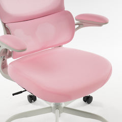 8028 Series High Back Ergonomic Office Chair Pink Foam
