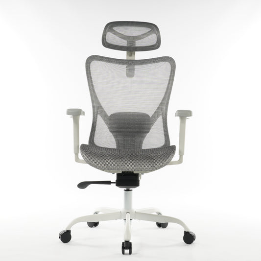 9018 Series Premium Ergonomic Office Chair Grey Mesh