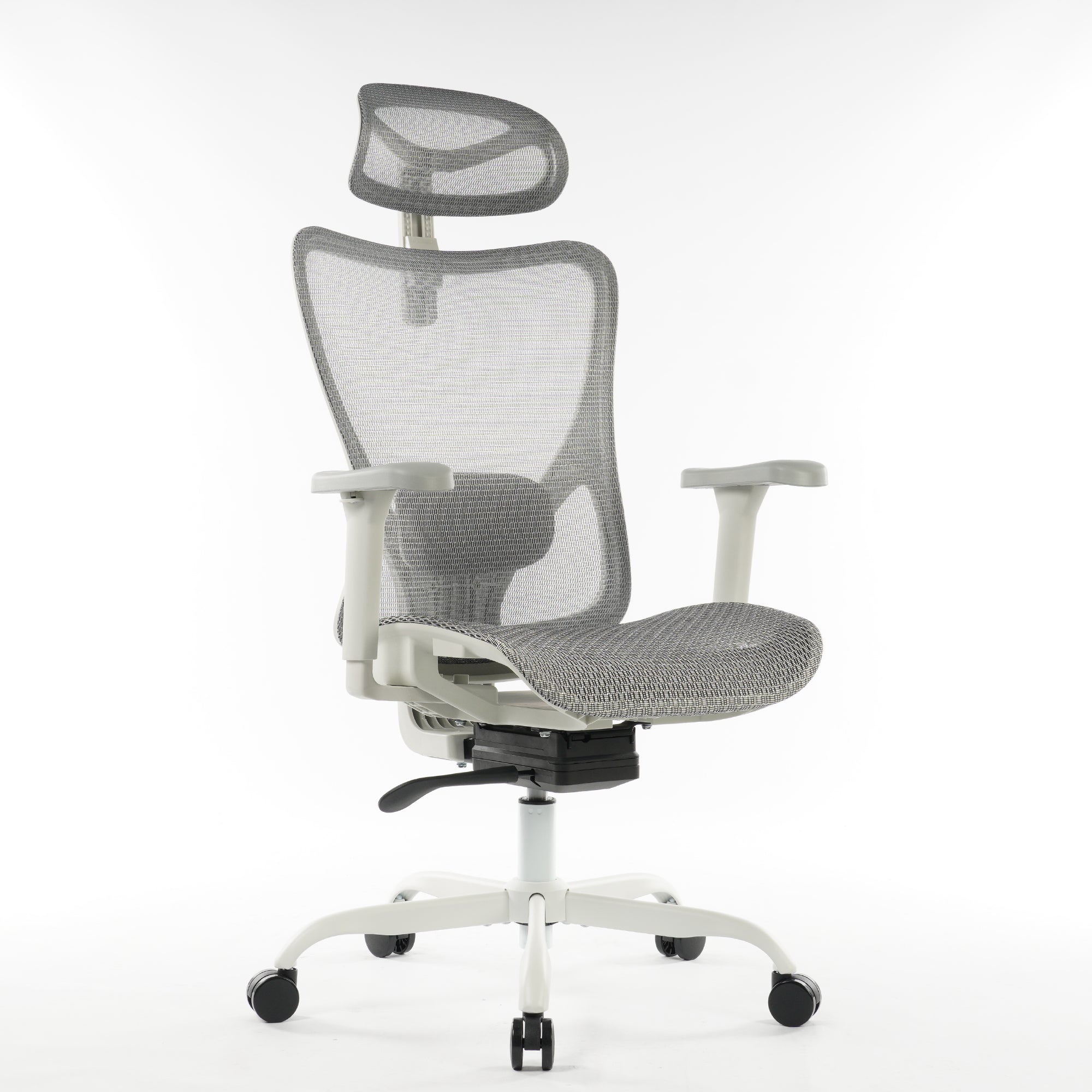 9018 Series Premium Ergonomic Office Chair Grey Mesh