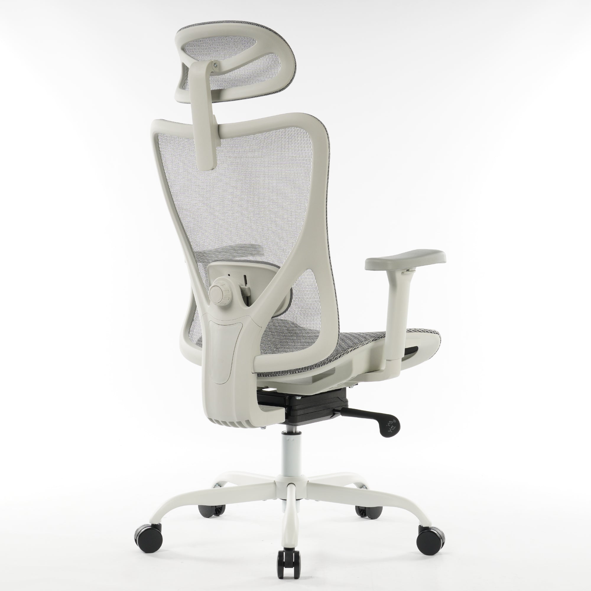 9018 Series Premium Ergonomic Office Chair Grey Mesh
