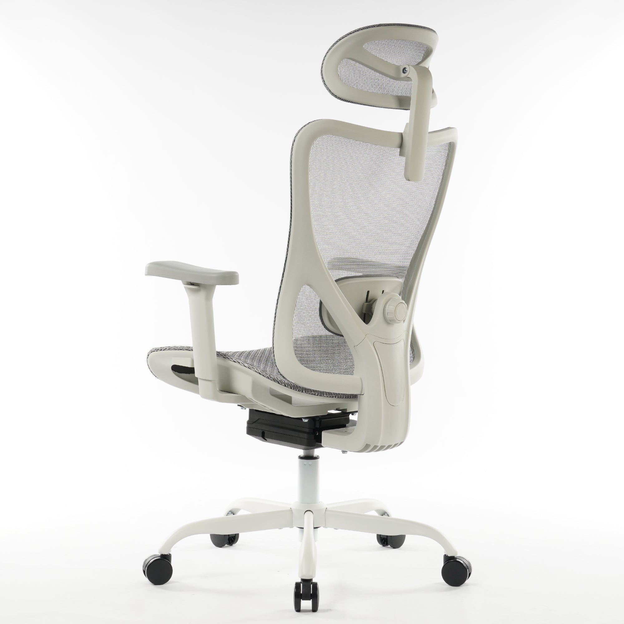 9018 Series Premium Ergonomic Office Chair Grey Mesh