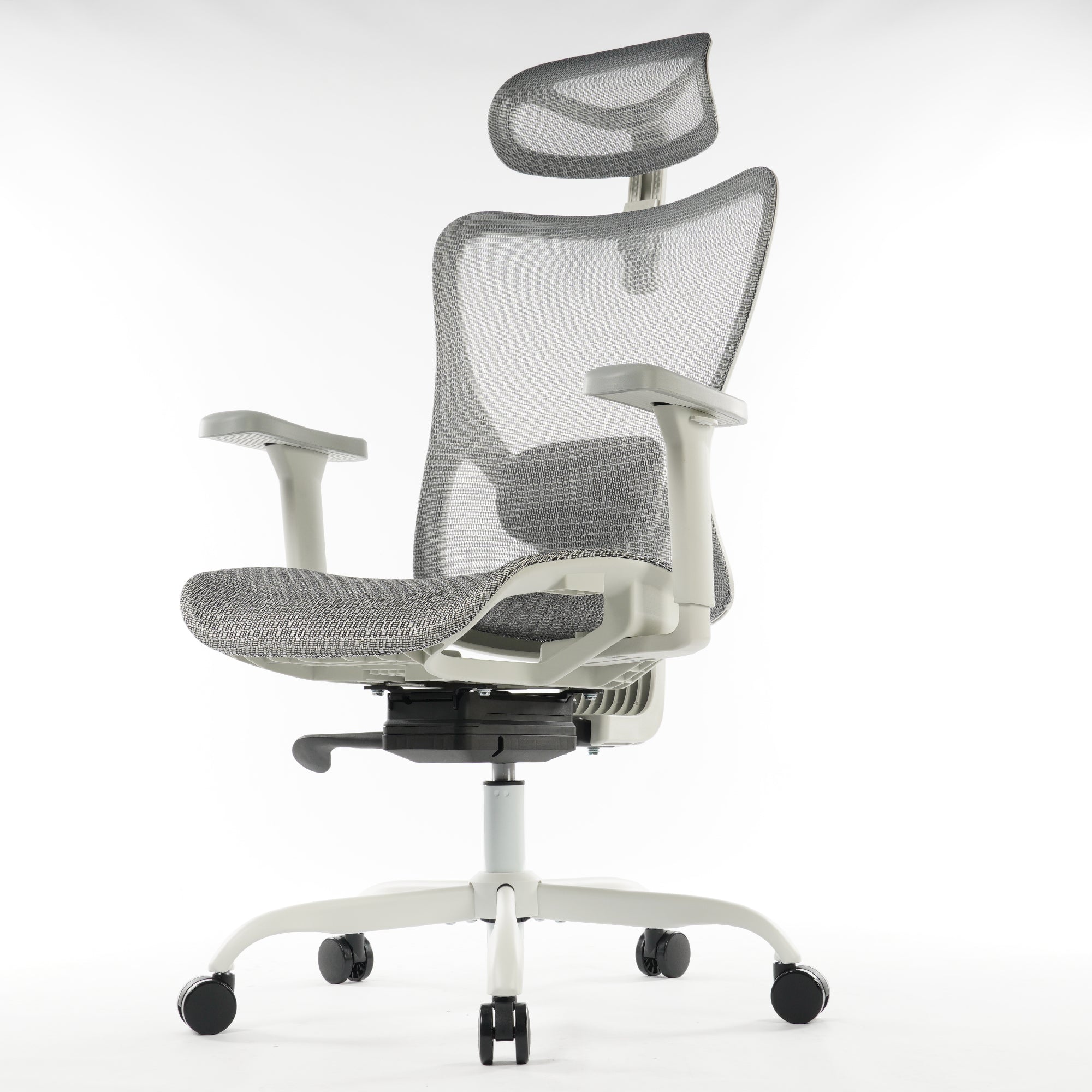9018 Series Premium Ergonomic Office Chair Grey Mesh