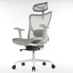 9018 Series Premium Ergonomic Office Chair Grey Mesh