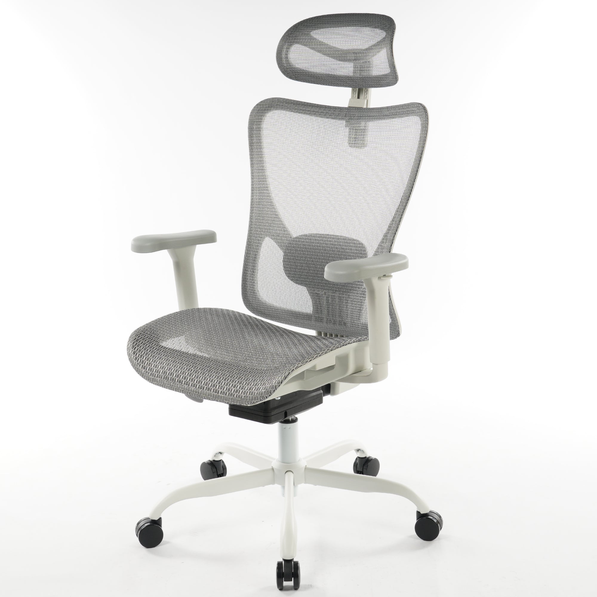 9018 Series Premium Ergonomic Office Chair Grey Mesh