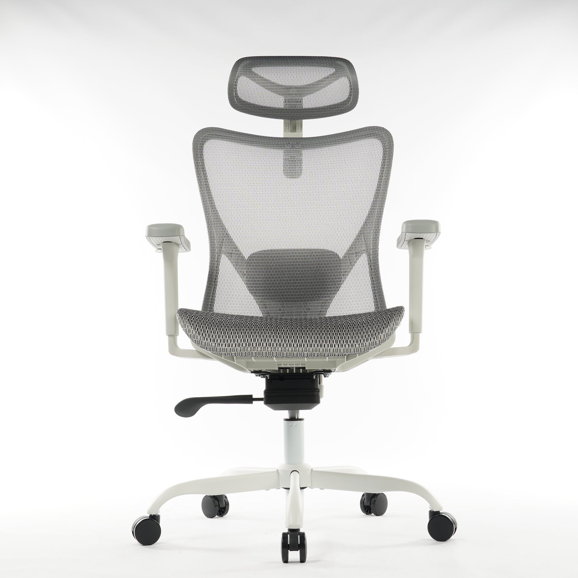 9018 Series Premium Ergonomic Office Chair Grey Mesh