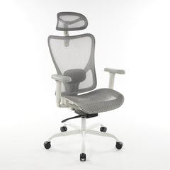 9018 Series Premium Ergonomic Office Chair Grey Mesh