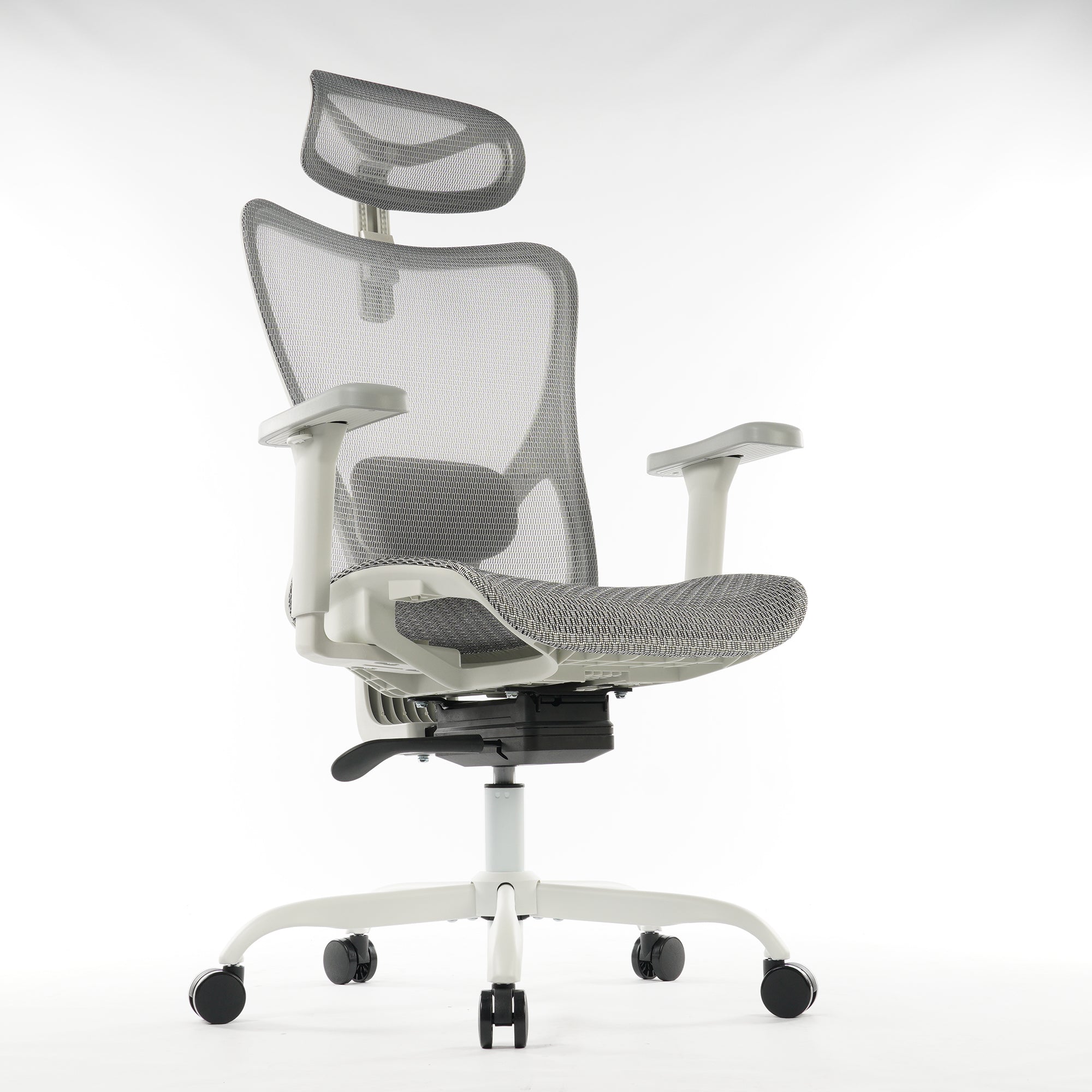 9018 Series Premium Ergonomic Office Chair Grey Mesh