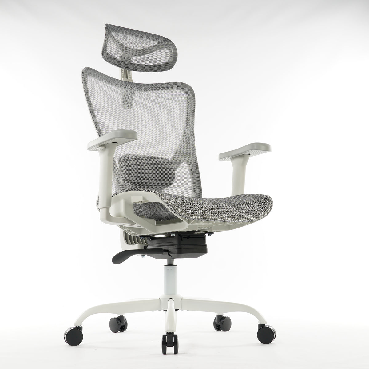 9018 Series Premium Ergonomic Office Chair Grey Mesh