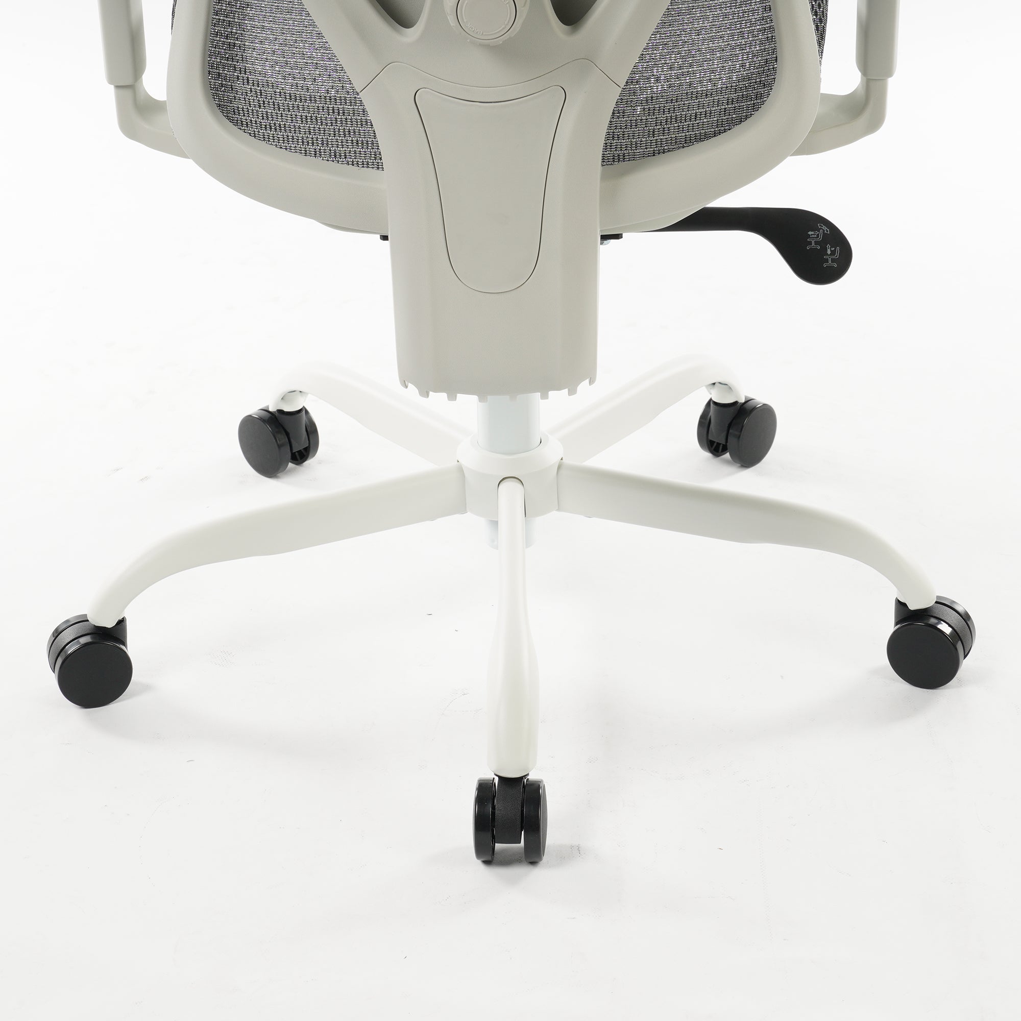 9018 Series Premium Ergonomic Office Chair Grey Mesh